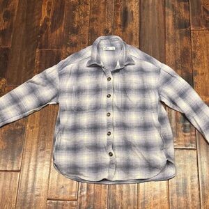 Flannel Button Up Hollister Sz S
